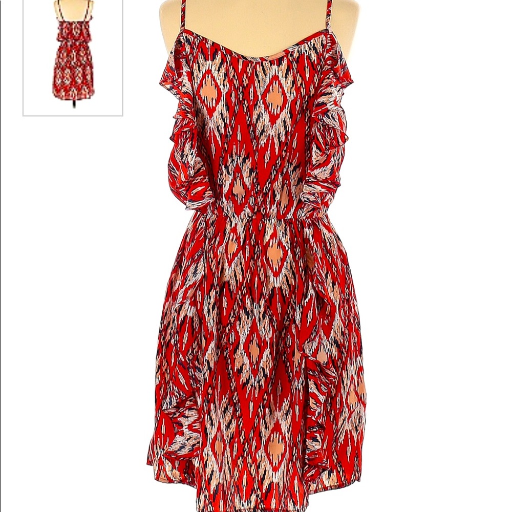 Gianni Bini Red and cream dress